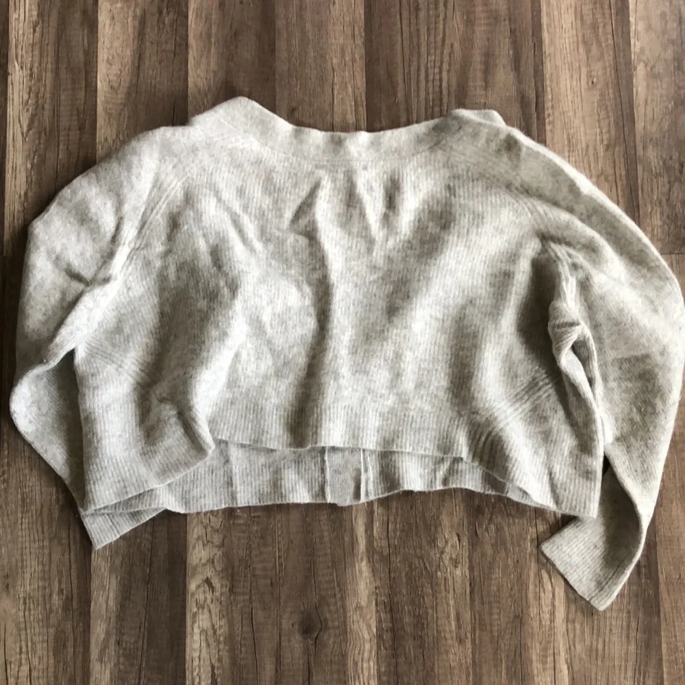 Hansel from Basel Gray Wool Silk Cardigan Cashmere - Picture 9 of 9